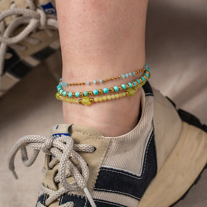 Citrine Anklet