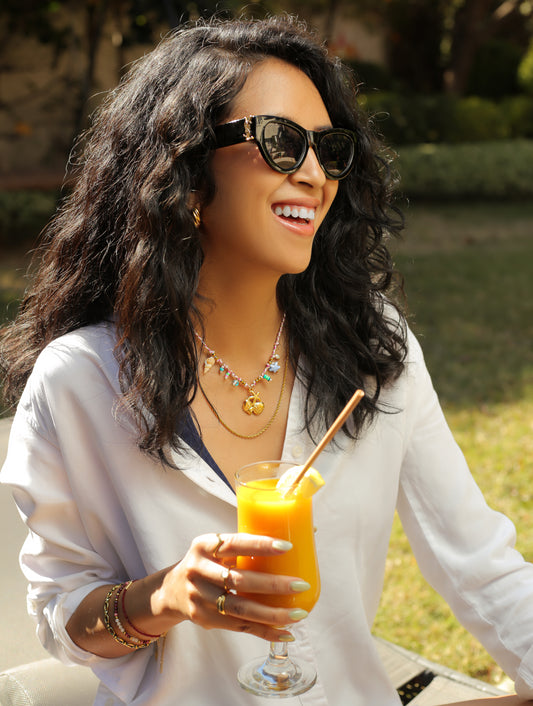 Collier Sable & Soie