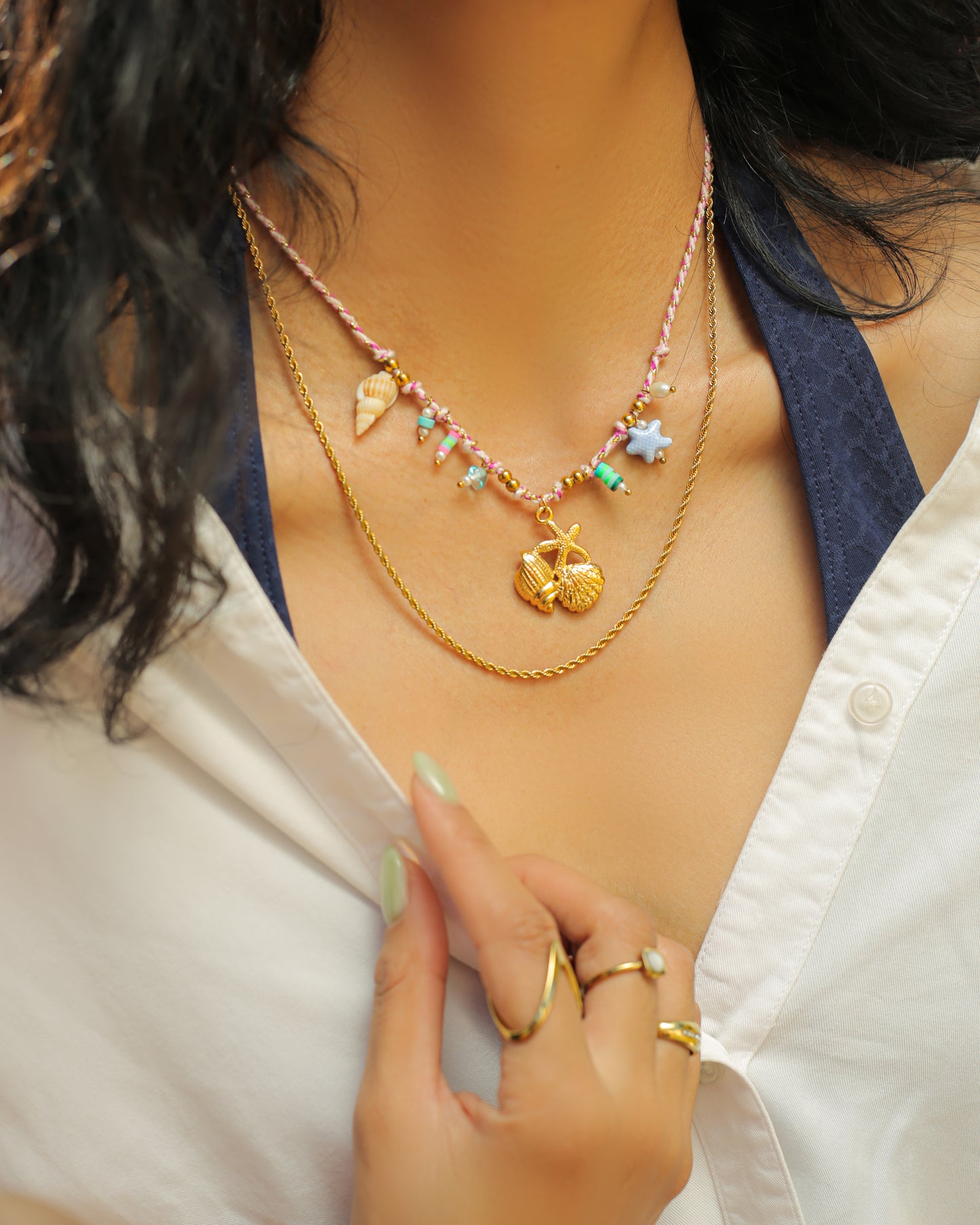 Collier Sable & Soie