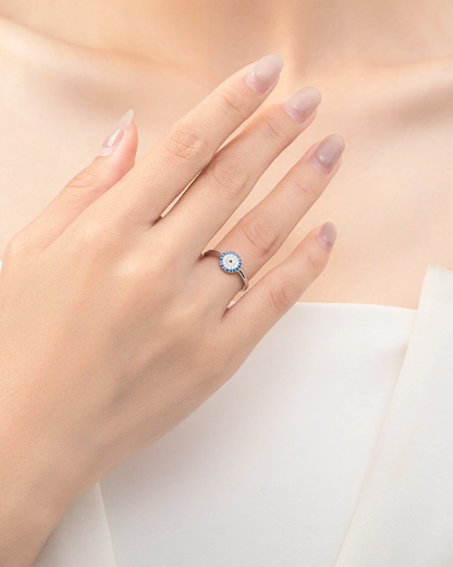 Bague Blanc Oeil